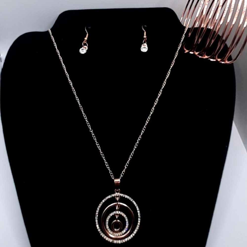 Necklace, Earrings & Bracelet Set
